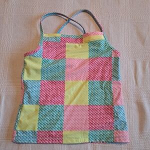 Vineyard Vines girls size xs or 5/6 whale designed swim top